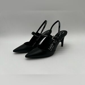Calvin Klein Galexa Slingback Pointed Toe Heels